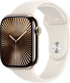 Apple Watch Series 10 4G 46 mm Titan Gold Sportarmband S/M MWYX3QF/A