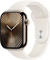 Apple Watch Series 10 GPS + Cellular 46mm Titangehäuse Sport Band Polarstern S/M
