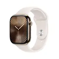 Apple Watch Series 10 GPS + Cellular, 46 mm Titangehäuse Gold, #1949034