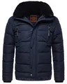 STONE HARBOUR Winterjacke warme Steppjacke mit abnehmbarer Kapuze Witaas Navy Gr. XXL