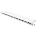 Patchpanel 19" Cat. 6A, 24-Port, 0,5 HE, STP geschirmt,...