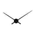 "2269ZW - Wanduhr \"Hands\", Aluminium, Schwarz, 85 cm"