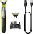 Philips OneBlade QP2734/30 Elektrorasierer Barttrimmer, Schwarz, 5-in-1