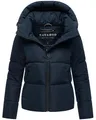 Navahoo Damen Winterjacke warme Steppjacke mit abnehmbarer Kapuze Frostherz XIV Navy Gr. XS