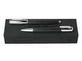Hugo Boss Stifte Set Kugelschreiber-Set Pure Schwarz Messing Verchromte Akzente, HPBR683