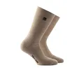 Rohner Wandersocke Fibre Light SupeR (Merinowolle) sandbraun - 1 Paar, Größe: 42-44