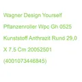 Wagner Design Yourself Pflanzenroller Wpc Gh 0525 Kunststoff Anthrazit Rund 29,0