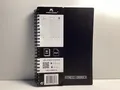 P057 Fitness Logbuch Plastik-Cover Schwarz - undatiertes Workout-Tagebuch – A5