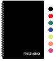 Fitness Logbuch PlastikCover Schwarz  undatiertes WorkoutTagebuch – A5Format,...