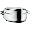 WMF Bräter Edelstahl 8,5L Induktion Ofen Oval Deckel Pfanne 41x28,5x18cm