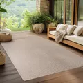 Outdoorteppich "IBIZA 1901", rechteckig, 5 mm Höhe, Läufer, In und Outdoor, Sisaloptik, Wohnzimmer, Aussenbereich Beige 5 mm B: 160 cm 1 St. - 5 mm