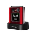 Beafon Fold 10 Rot Seniorenhandy Dumb Phone Tastenhandy 2,2 Zoll 0,3MP