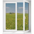 EASYmaxx Moskitonetz 150x130cm schwarz 12 Magnetbefestigung für Fenster