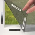 Fliegengitter Mit Magic Click-system  Individuell Zuschneidbar Für Alle Fenster Bis Zu 150 X 130 Cm  Befestigung Mit 12 Magneten – Kein Bohren Oder Schrauben Erforderlich [schwarz]