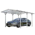 GFP Carport 2,85x5,05m Auto Unterstand Aluminium Einzelcarport Schutzdach PKW