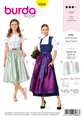 Schnittmuster Dirndl Burda 6268 US 8-18 (Gr. 34-44) Deutsche Anleitung