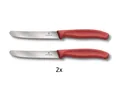 2er Set Victorinox Schweiz Tomatenmesser Küchenmesser Messer 11 cm ROT