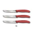 3er Set Victorinox Schweiz Tomatenmesser Küchenmesser Messer 11 cm ROT