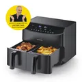 Rachs Kochwerk Doppel Heißluft Fritteuse Dual Airfryer Frittöse Grill Ofen