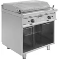 SARO Gas-Lavasteingrill Modell E7/BS2BA - Silber