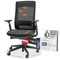 Yaasa Chair Essential Bürostuhl Ergonomisch Schwarz - Verstellbarer Schreibtischstuhl mit Lordosenstütze & 3D-Armlehnen - Drehstuhl für gesundes Sitzen im Home Office & Büro - Belastbar bis 150kg