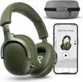 MEDION Over Ear Kopfhörer HX-1 Pure (kabellos, Bluetooth 5.4, Wireless, Passive Noise Isolation, 3+1 EQ Presets, bis zu 100 Stunden Akkulaufzeit, IPX4 Spritzwasserschutz) grün