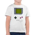 Shirtracer T-Shirt Gameboy, Nerds I 90s I 90iger I Fastnacht I Fasnacht I Fasnet (1-tlg) Karneval & Fasching weiß 152 (12/13 Jahre)