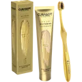 CURASEPT Gold Luxury Whitening Zahnpasta 75 ml + Zahnbürste