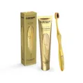 Curasept Luxury Gold Whitening Zahnpasta 75 ml und Zahnbürste Set