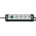 Brennenstuhl Premium-Line 4fach sw/ligrau *DE* 5m H05VV-F3G1,5 mit Schalter