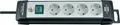 Brennenstuhl 4AC outlets 5m Schwarz Grau Verlängerungskabel Premium-Line Steckdosenleiste 4-fach schwarz/lichtgrau H05VV-F 3G1,5 (1951540101)