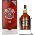 Chivas Regal 12 Years Old Blended Scotch Whisky 40% Vol. 4,5l in Geschenkbox im Schwenkständer mit Ausgießer