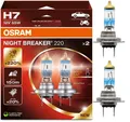 Osram Night Breaker 200 H7 55W Zwei Glühbirnen Scheinwerfer Hoch Träger Ersatz