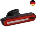 FISCHER rear, Fahrrad LED Akku-Stableuchte STOP, 50 LEDs, Rücklicht mit