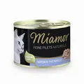 12 x Miamor Feine Filets Naturelle Skipjack-Thunfisch 156g Dose