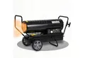 Hecht Heizgerät Diesel Heizkanone 3038 mit Fahrgestell 37 kW, 37000 W, 125000 BTU, 34,5 Kpa, 295 m², 38 Liter