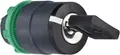 Schneider Electric ZB5AG212 Harmony XB5, Schlüsselschalter, Frontelement, Kunststoff, 22mm, 2 Stellungen, rastend, Ronis 421E, schwarz