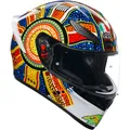 AGV Motorrad Helm K1 S Dreamtime Gr. M Sport Racing Integralhelm mit Spoiler