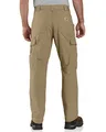 Carhartt Herren Force® Relaxed Fit Ripstop Cargo-Arbeitshose, Dunkles Khaki, W34/L32