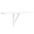 vidaXL Wand Klapptisch Schreibtisch Wandtisch Esstisch Küchentisch PC Tisch Computertisch Stehtisch Holztisch Hochglanz-Weiß 100x60x56cm Holzwerkstoff