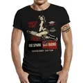 GASOLINE BANDIT® T-Shirt für Biker, Motorrad und Racing Fans: Big Spark schwarz 3XL
