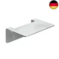 Badablage ohne Bohren aus Edelstahl - Selbstklebende Ablage fürs Bad - 14 x 9,5
