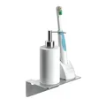 Weissenstein Badablage Regal Ablage Badezimmer Silber selbstklebend Wandmontage