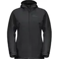Jack Wolfskin Moonrise 3In1 Jkt W Black Black Xl - Schwarz - XL