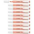 STABILO - Textmarker - swing cool Pastel - 10er Pack - cremige Pfirsichfarbe