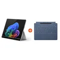 Microsoft Surface Pro (11. Edition) Copilot+ PC 13" 2in1 Platin Snapdragon X Plus 16GB/512GB SSD Win11 EP2-08345 ohne Netzteil inkl. MS Surface Pro Keyboard mit Slim Pen saphir