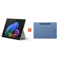Microsoft Surface Pro (11. Edition) Copilot+ PC 13" 2in1 Platin Snapdragon X Plus 16GB/512GB SSD Win11 EP2-08345 ohne Netzteil inkl. MS Surface Pro Flex Keyboard +Slim Pen saphir