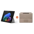 Microsoft Surface Pro (11. Edition) Copilot+ PC 13" 2in1 Platin Snapdragon X Plus 16GB/512GB SSD Win11 EP2-08345 ohne Netzteil inkl. MS Surface Pro Keyboard mit Slim Pen Sand
