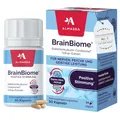 Probiotikum gegen Stress, innere Unruhe & Angst – Für bessere Stimmung & Schlaf – Mit Safran & Darm-Hirn-Achse (Cerebiome®) – 30 Kapseln – BrainBiome®