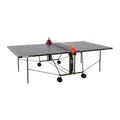 Kettler Tischtennisplatte K1 Outdoor – Klappbar, wetterfest und leicht – Made in Germany – Schwarz
